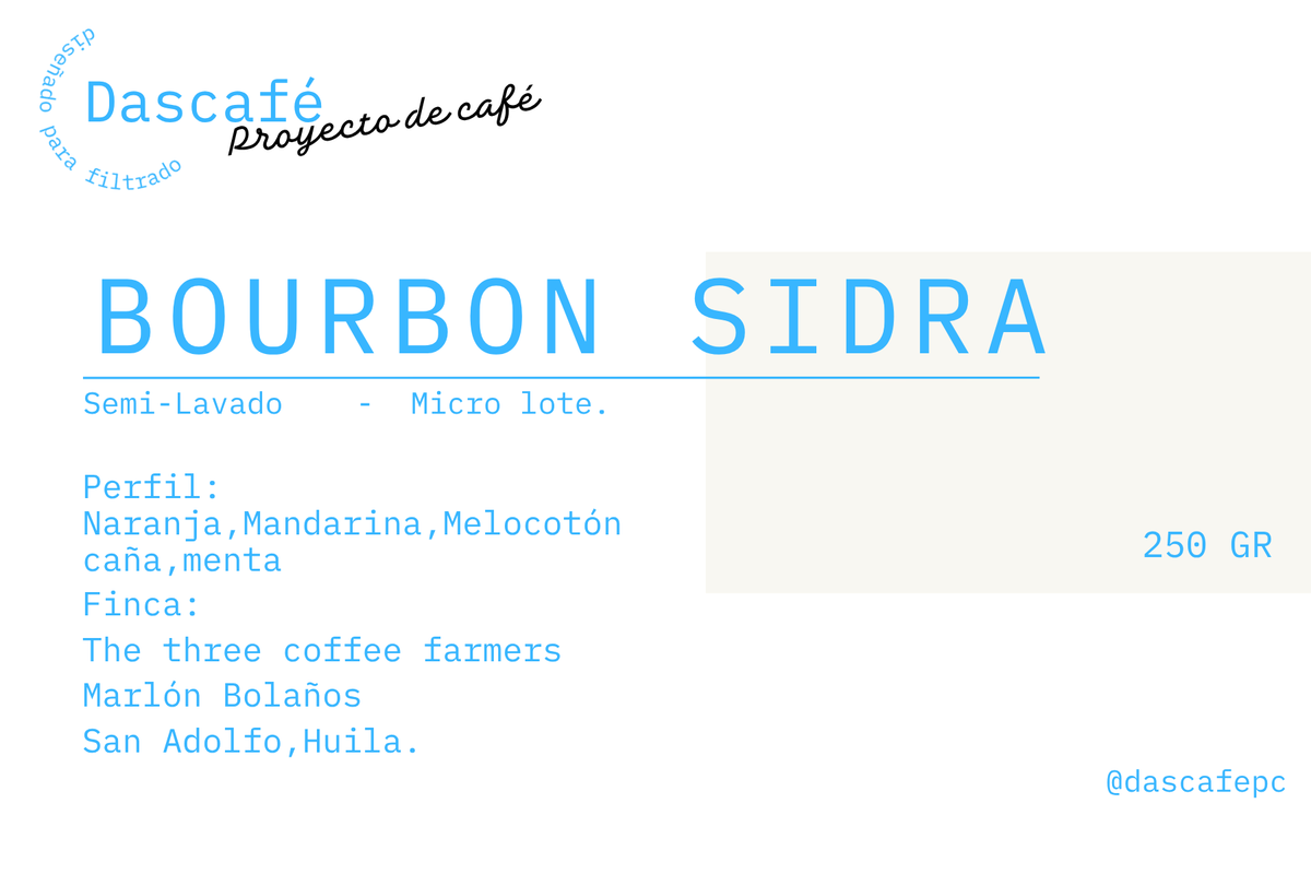 CAFÉ - BOURBON SIDRA
